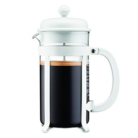 Bodum 1908-913 8 cup Java French Press Coffee Maker, 34 oz, White