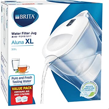 Brita Aluna XL Water Filter Jug 3.5L with 2X Maxtra  Filters