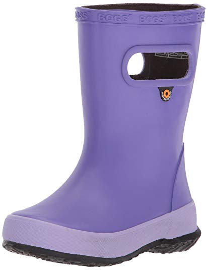 Bogs Kids' Skipper Waterproof Rubber Boys and Girls Rain Boot