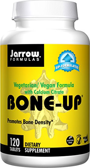 Jarrow Formulas Bone-Up (Vegetarian), Promotes Bone Density, 120 Easy-Solv Tabs