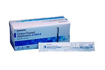 McKesson Cottontip Applicator Sterile 6" - Box of 200 - Model 24-106-2s