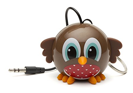 KitSound Mini Buddy and Portable Rechargeable Universal Wired Speaker with USB Charging Cable Compatible with Smartphones