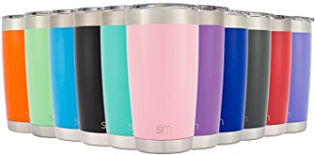 Simple Modern Cruiser Vacuum Insulated 20Oz Tumbler DoubleWalled 18/8 Stainless Steel Hydro Travel Mug With Lid Sweat Free Coffee Cup Powder Coated Flask Blush