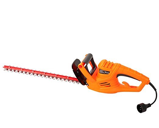 GARCARE 4.2-Amp Corded Hedge Trimmer with 18-Inch Blade, Blade Cover Included