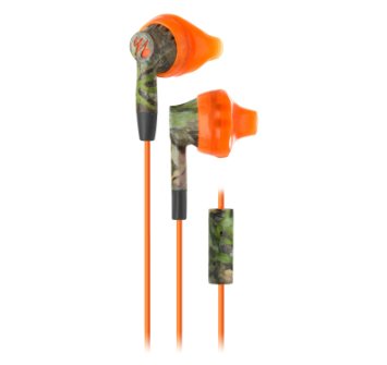 Yurbuds CE Inspire 300 Noise Isolating In-Ear Headphones Mossy Oak Orange