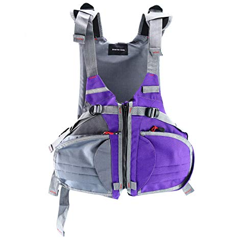 Amarine-made Adjustable Size Life Jacket/Personal Floatation Device for Boat Buoyancy Aid Sailing Kayak Fishing Life Jacket Vest-D90