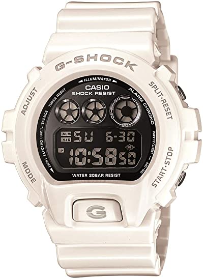 Casio G-Shock Japanese Quartz Watch with Polyurethane Strap, White, 16 (Model: DW6900NB-7)