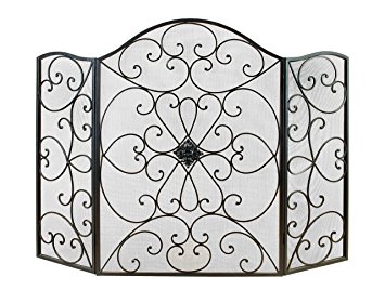 Deco 79 21626 Metal Fire Screen Ultimate in Fire Protection Category