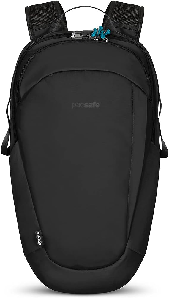 Pacsafe ECO 25L Anti Theft Backpack, ECONYL Black