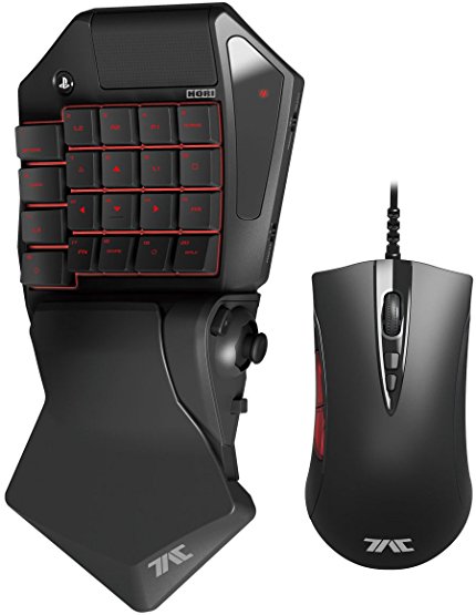 HORI Tactical Assault Commander Pro (TAC Pro) KeyPad and Mouse Controller for PS4 and PS3 FPS Games Officially Licensed by Sony - PlayStation 4