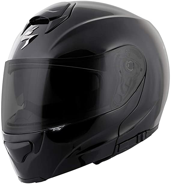 ScorpionExo EXO-GT3000 Solid Full Face Modular Helmet (Black, Medium)