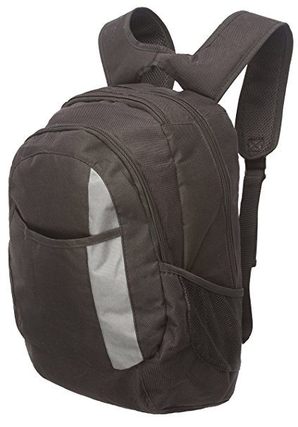 Observ Classic School Laptop Backpack, Black - 13", 14" and up to 15.6 Inch Laptops