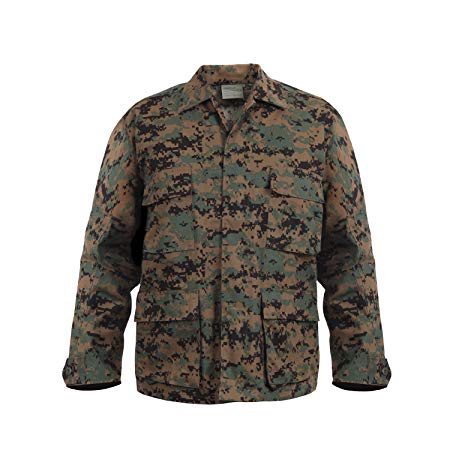 Rothco Bdu Shirt - Woodland Digital Camo