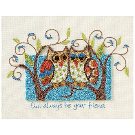 Dimensions Needlecrafts Punch Needle, Owl Always Be Your Friend