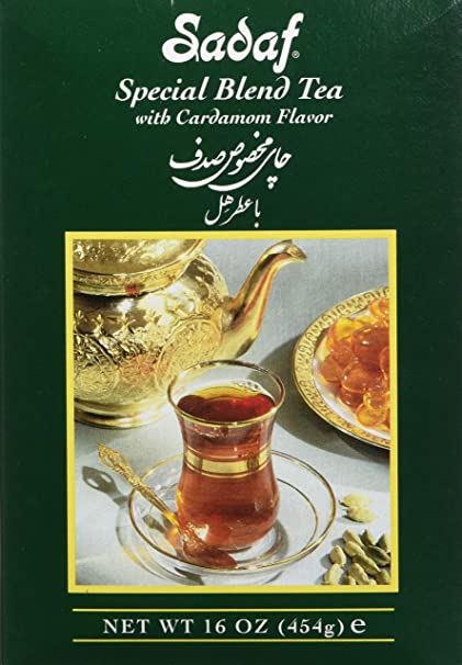 Sadaf Ceylon Tea With Cardamom Flavor 16 Oz