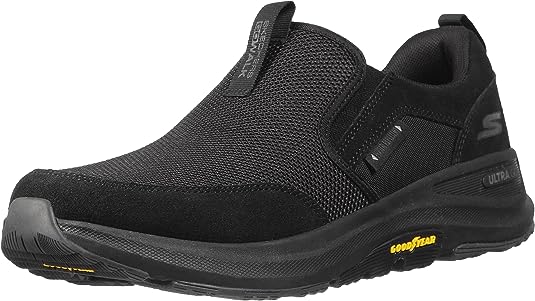 Skechers Men's Go Walk Outdoor-Athletic Slip-on Trail Hiking Shoes with Air Cooled Memory Foam Sneaker