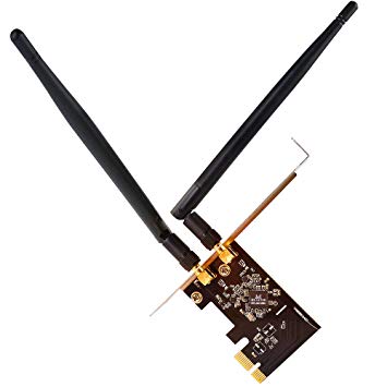 Wise Tiger Wi-Fi PCI Express Adapter Long Range 1200 Mbps Dual Band PCIE Network Card