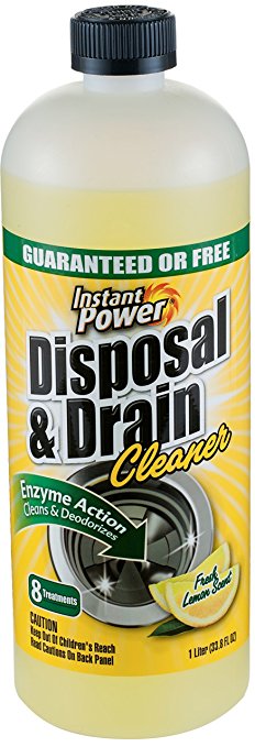 Scotch 1501 Instant Power Disposal and Drain Cleaner, Lemon Scent