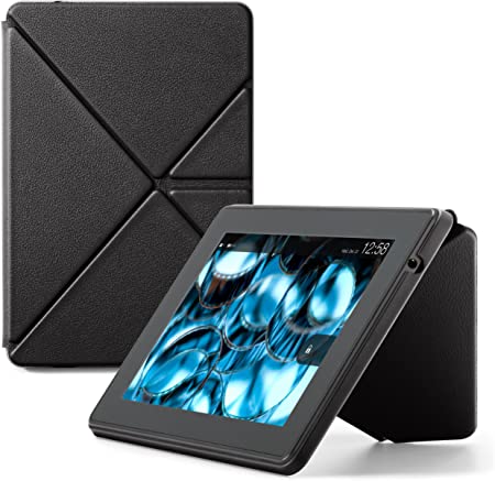 Amazon Kindle Fire HD Standing Leather Origami Case (will only fit Kindle Fire HD 7"), Black