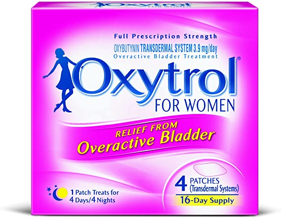Oxytrol for Women Overactive Bladder Transdermal Patch, 4 Count