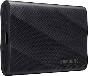 SAMSUNG T9 4TB Portable SSD, USB 3.2 Gen. 2x2, Black, Upto 2000MB/s Read Speed - MU-PG4T0B/AM [Canada Version]