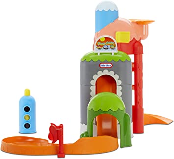 Little Tikes Learn & Play Roll Arounds Rollin' Railroad, Including 3 Toy Train Cars & Playset, Easy Grip & Roll - Birthday Gifts for Kids, Toddler Toys for Boys Girls Ages 18 Months 1 2 3  Years