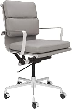 SOHO Soft Pad Management Chair (Grey)