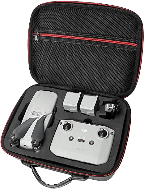 Mavic Air 2 Storage Bag-Waterproof Carrying case EVA Hardshell for DJI Mavic Air 2 Drone Remote Contoller 2 Batteries Cables and Adapter