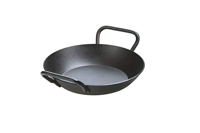 Lodge Manufacturing Company CRS8DLH Carbon Steel Skillet, 8", Black