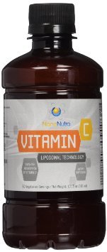 Liposomal Vitamin C by NANONUTRA - #1 Recommended Best Vitamin C Supplement: 60 - 1250mg Servings From Sodium Ascorbate | Liposomal Encapsulated Vitamin C Is More Effective than Pills, Powders & Liquids* | Utilizing Sunflower Lecithin (10.15 OZ)