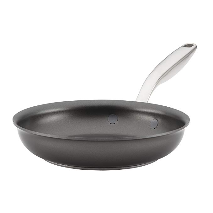 Breville Thermal Pro Hard-Anodized Nonstick 8.5-Inch Fry Pan, Gray