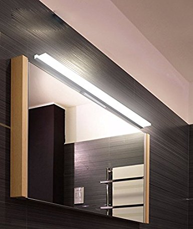 Modern Wall Light LED Acrylic Bathroom Lighting - Contemporary Design, Bright Vanity Lights, Waterproof Lamp Fixture (16 - 47 Inches) (Cool White - 39 Inch)
