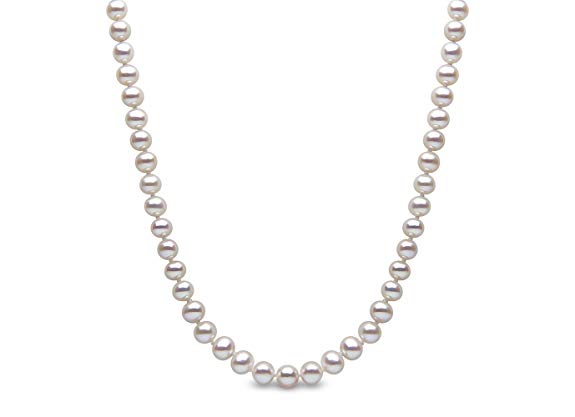 Kimura Cultured White Freshwater Pearl 18 Inch Necklace, 9 ct