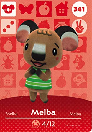 Melba - Nintendo Animal Crossing Happy Home Designer Series 4 Amiibo Card - 341