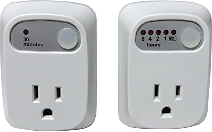 Simple Touch Auto Shut-Off Safety Outlet, Single and Multi Setting, 2 Count