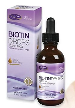 Biotin Drops Vanilla 2 Ounces