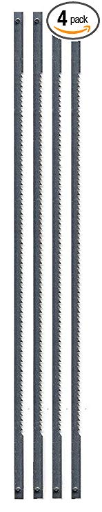 Zona 36-678 Coping Saw Blades, 6-1/2-Inch Long Between Pins, 125-Inch x 020-Inch x 15 TPI, 4-Pack