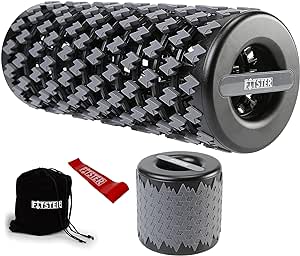 Collapsible Foam Roller for Exercise and Recovery (13 Inches), Easily Portable at 5.5 inches (Gray)