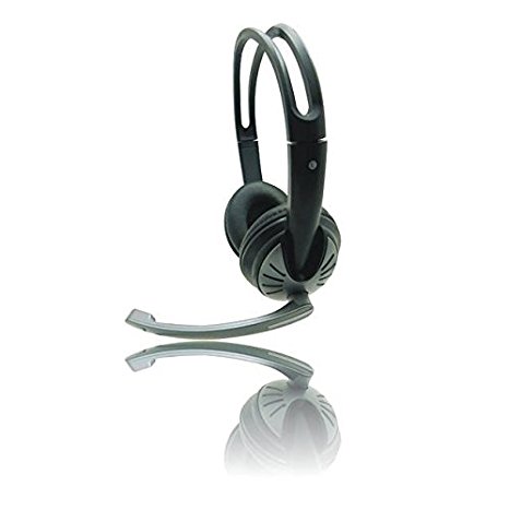 iMicro Wired USB Headphone with Microphone & Volume Control, Black (SP-IMME282)