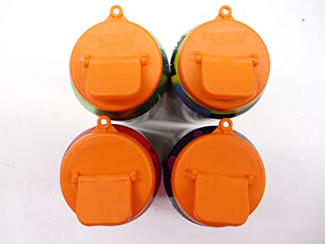 Beverage Buddee Can Cover - Best Can Cover For Standard Size Soda/Beer/Energy Drink Cans - Made In The USA - BPA-PCB Free - 4 pack(Orange)