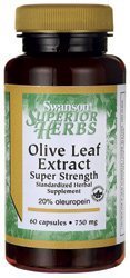 Olive Leaf Extract Super Strength 750 mg (240 Capsules)