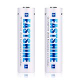 2Packs EASTSHINE E35 3500mAh 37V 129Wh Protected 18650 Rechargeable Li-ion Battery for High Drain Devices with EB182 Battery Organizer
