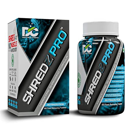 Doctor's Choice SHREDZ PRO Formula with 500mg Acetyl-L-Carnitine, CLA, Green Coffee Bean Extract, Garcinia Cambogia, 60 count