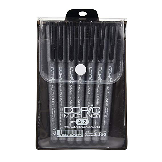 Copic Markers MLA2 Multiliner Inking Pen, Set A-2