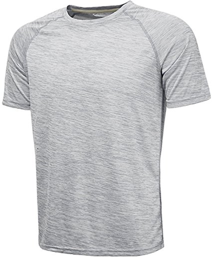 KomPrexx Mens Sports T-Shirts Short Sleeve Training Tee Shirt Breathable Athletic T-Shirt