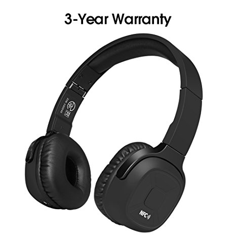 Active Noise Cancelling Headphone Bluetooth Headphones New Bee 70H Playtime Wireless Headphones with Microphone Siri Voice Control Hi-Fi Stero Deep Bass for Travel Work TV Computer Iphone