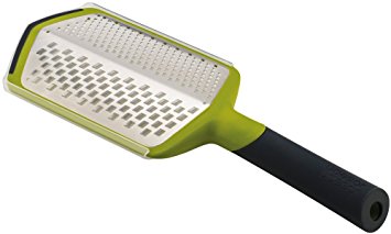 Joseph Joseph 2-in-1 Etched Grater with Adjustable Handle, Twist Grater, Extra Course and Fine