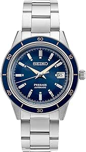 SEIKO Automatic Watch for Men - Presage Collection with Vintage 1960s Watch Inspiration - 50M Water Resistant