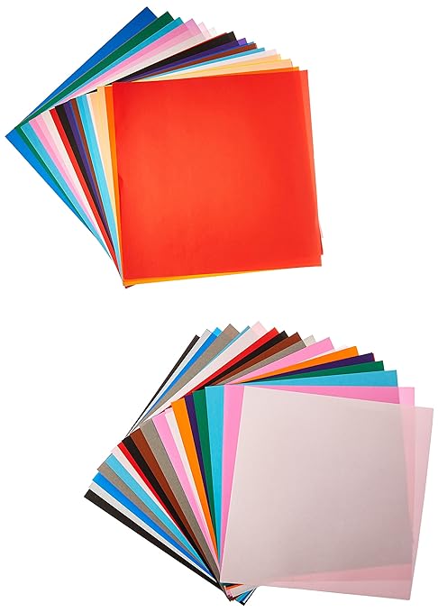 Yasutomo - 4253 Fold EMS Light-Weight Square Origami Paper, 9-3/4 X 9-3/4 in, Assorted Solid Color, Pack of 100