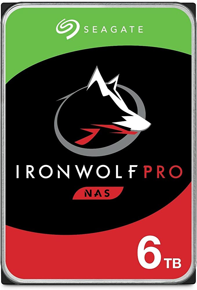 Seagate IronWolf Pro 6TB 7200 RPM SATA 6Gb/s 512e 256MB Cache 3.5-Inch NAS Server CMR Hard Drive - ST6000NE000 (Renewed)